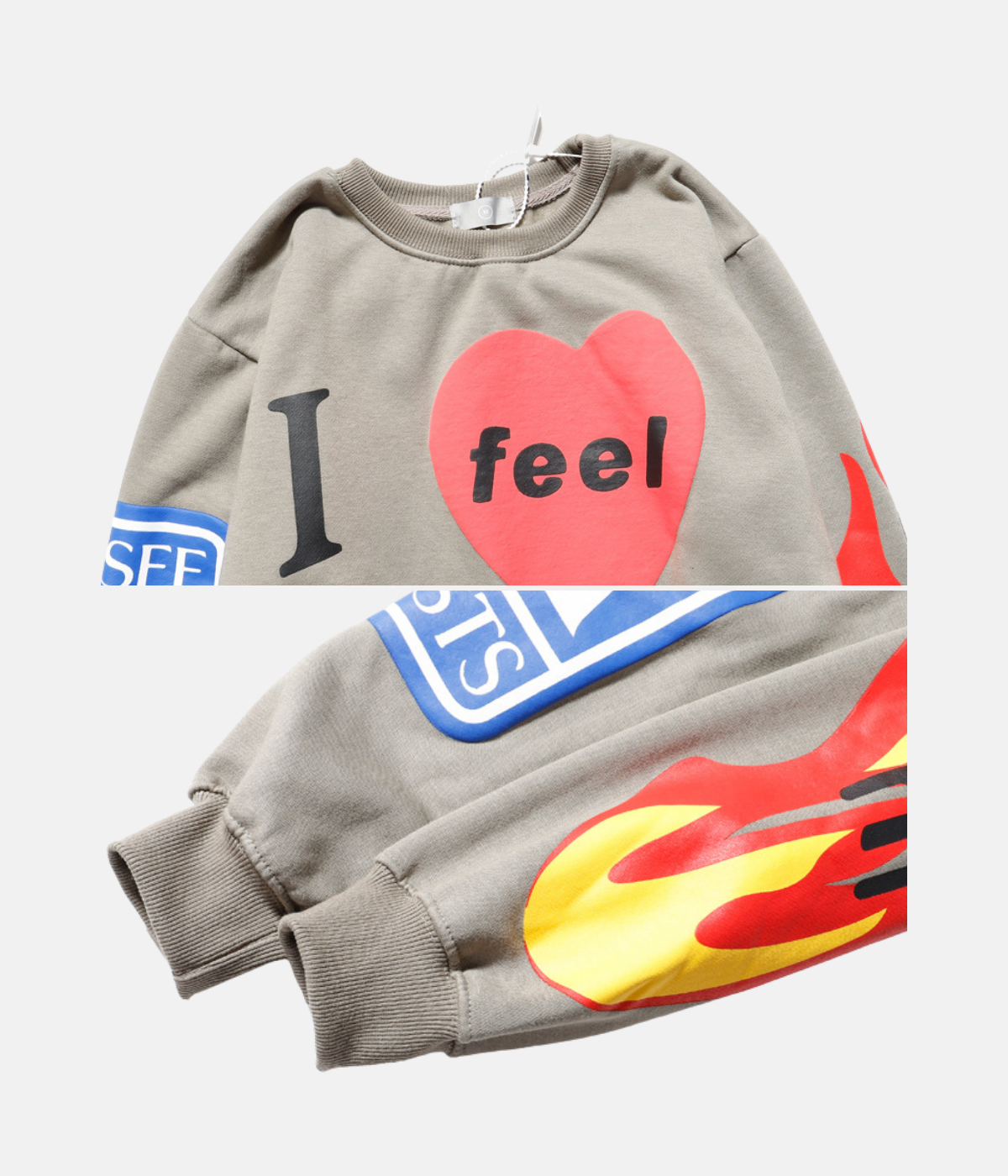 FEEL GHOSTS SWEATSHIRT - THE URBAN MOOD | Streetwear Store