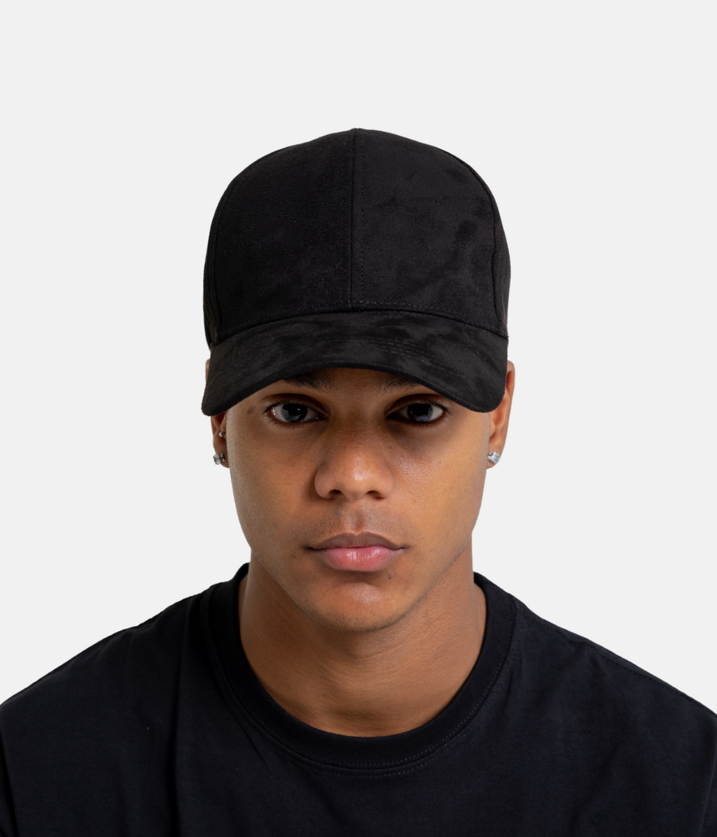 SUEDE CAP | BLACK - THE URBAN MOOD | Streetwear Store
