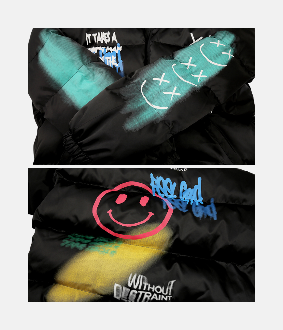 SMILEY JACKET - THE URBAN MOOD | Streetwear Store